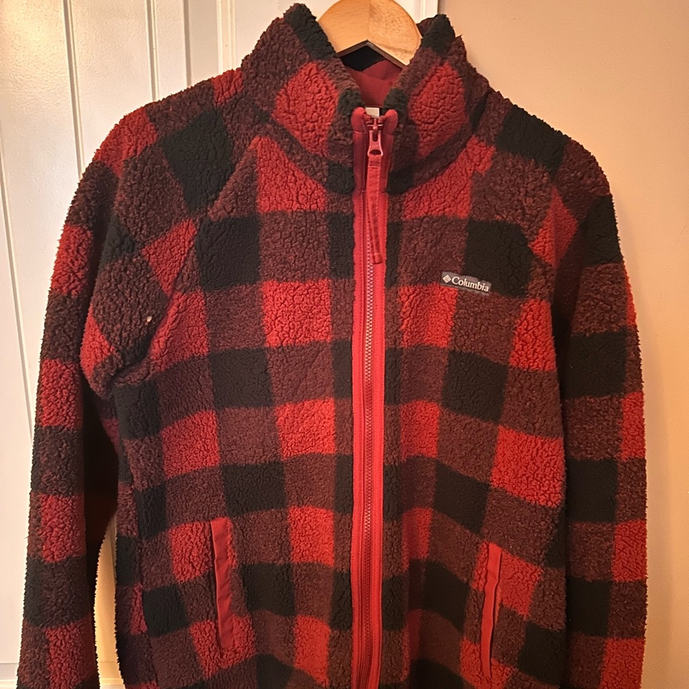 Ladies Columbia Sherpa zip up jacket